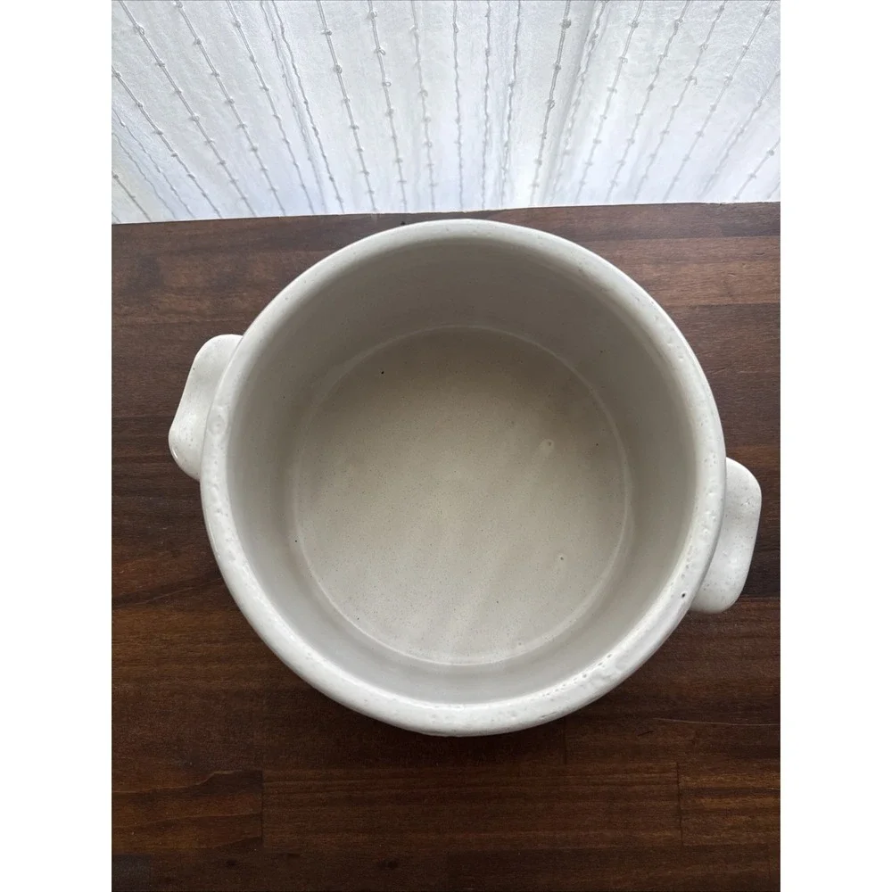 Vintage WestBend Pottery Bean Pot  Stoneware Covered Casserole Soup Crock